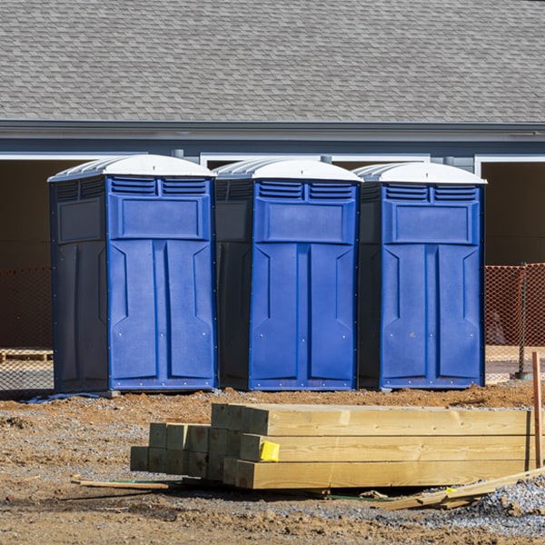 are there any restrictions on where i can place the porta potties during my rental period in Chesterbrook PA